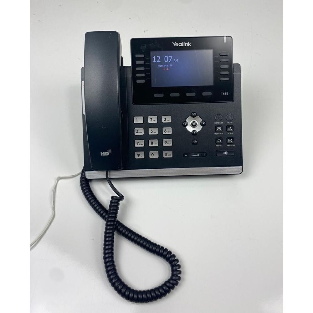 Yealink SIP-T46S Ultra-Elegant Gigabit IP Phone Black  M1374